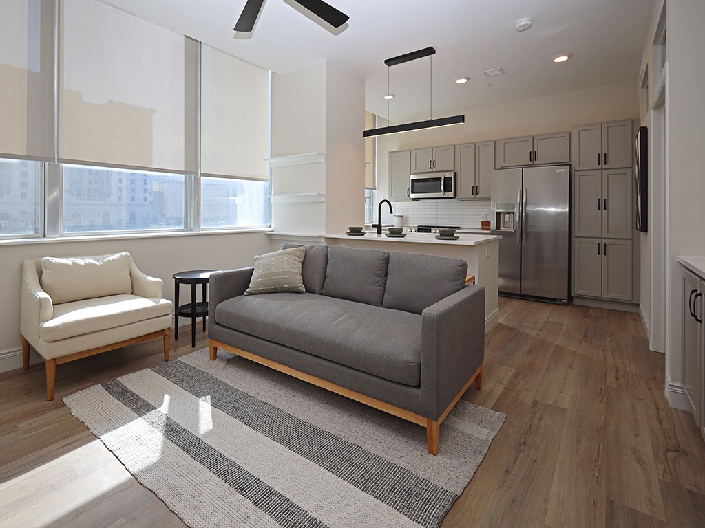 Residences at 55 - Model A1 - Living Area